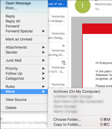 outlook for mac favorite folders